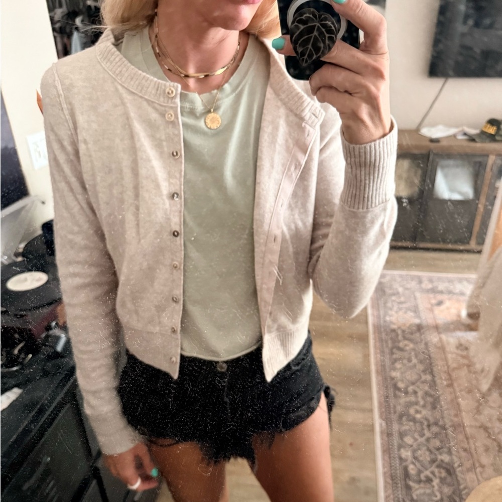 Free people nocturnal cashmere cardigan sweater XS NWOT